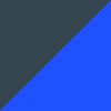 Charcoal/neon Blue