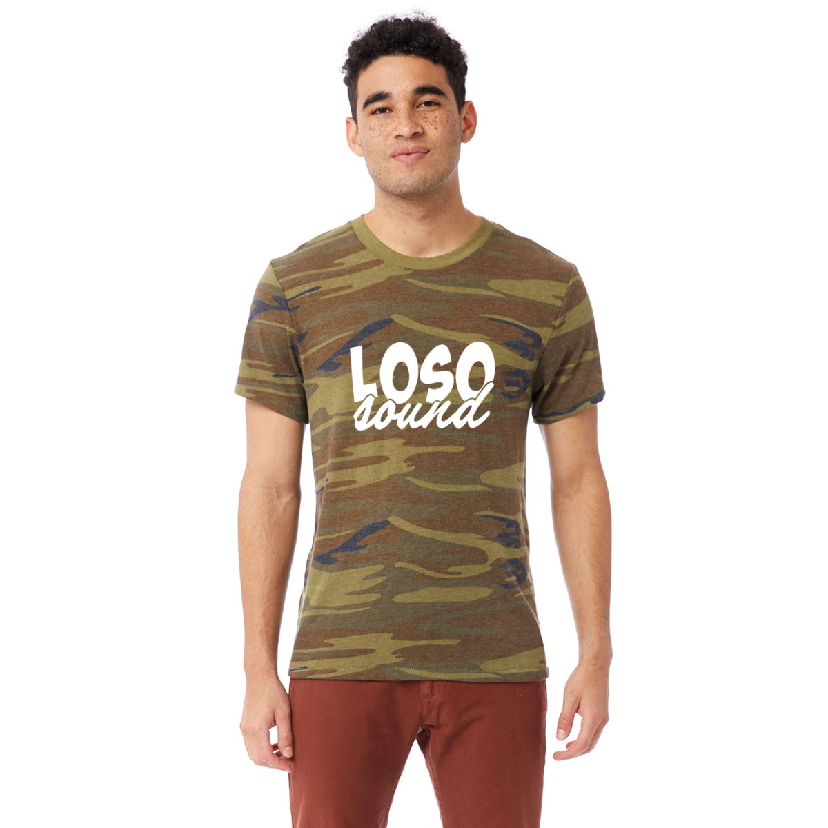 Alternative&reg; Eco-Jersey Printed Crew Neck T-shirt - Unisex image