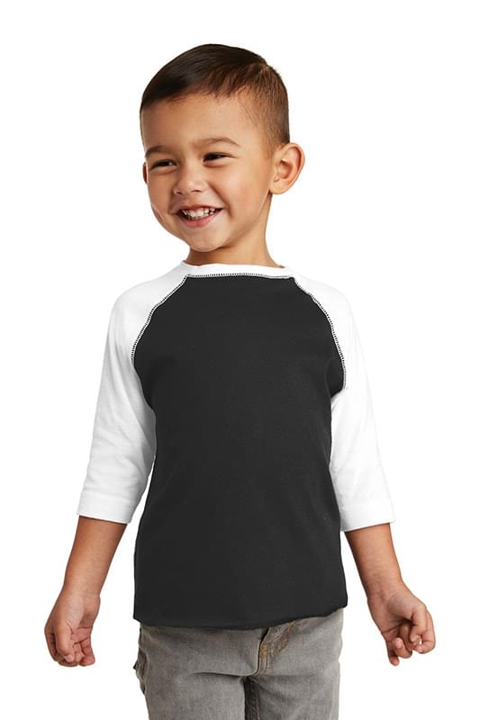 Rabbit Skins Toddler Fine Jersey Baseball T-Shirt image
