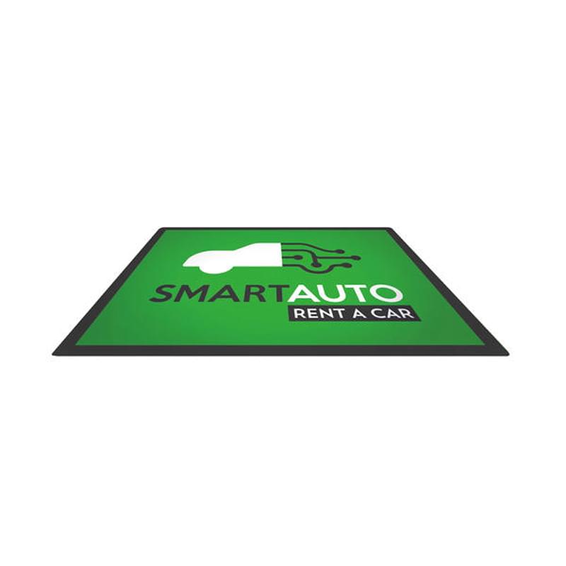 8' x 8' PVC Foam-Backed Reusable Floor Mat