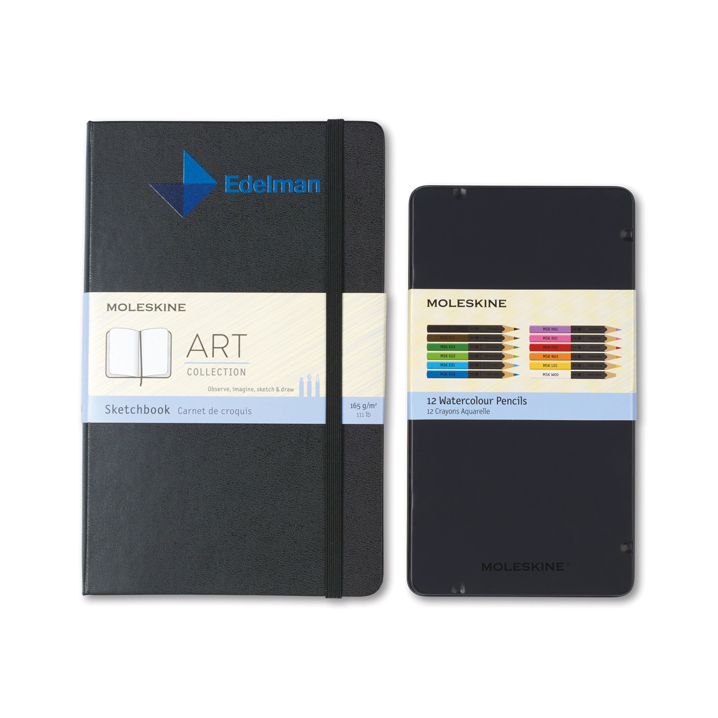 Moleskine® Coloring Kit - Sketchbook & Watercolor Pencils