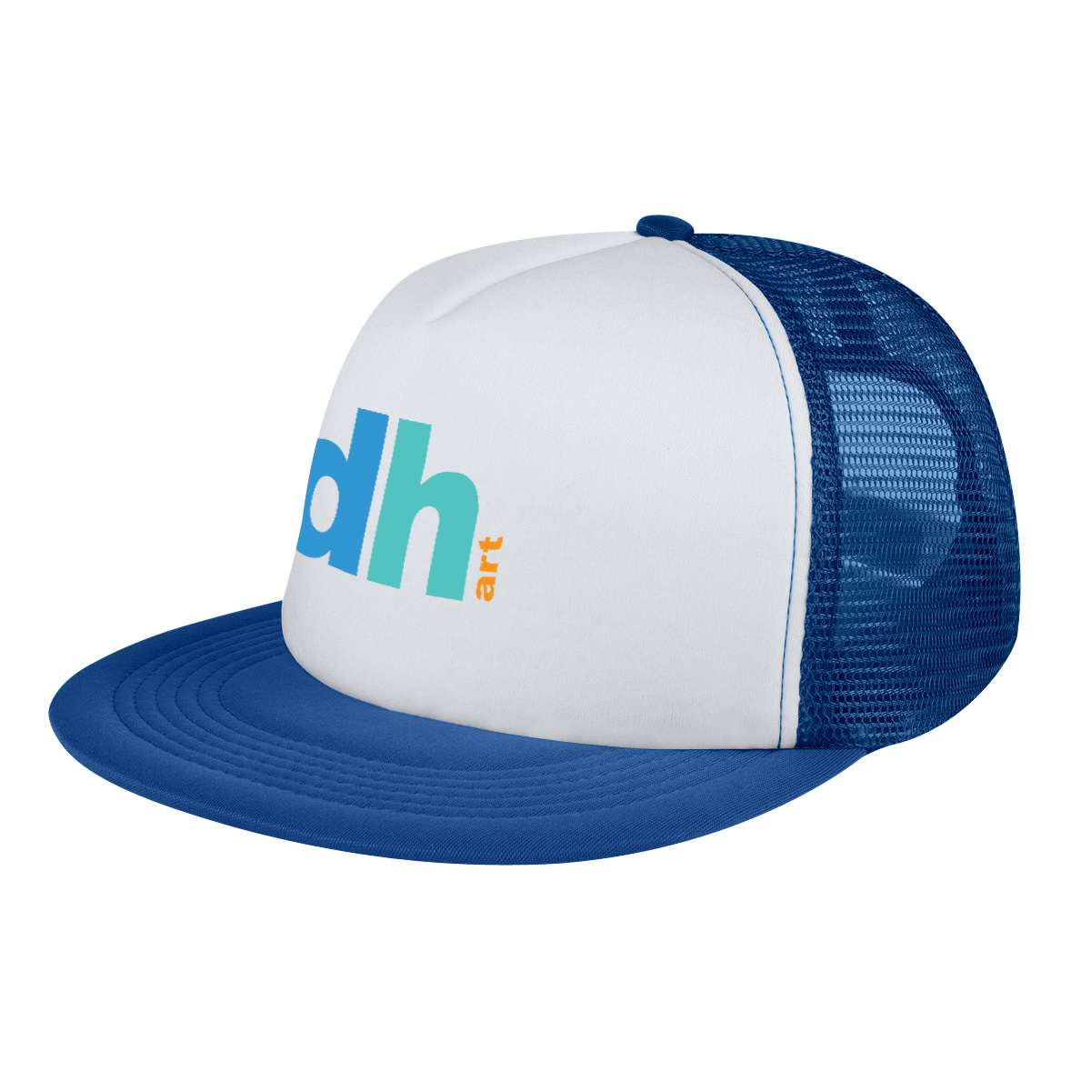 Flat Bill Snapback Polyester Foam Crown/Mesh Baseball Cap