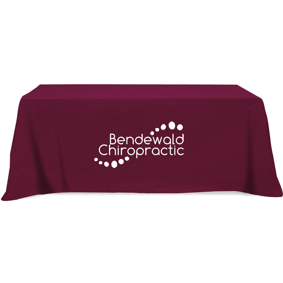 Poly/Cotton 4 Sided Table Cover - 8'