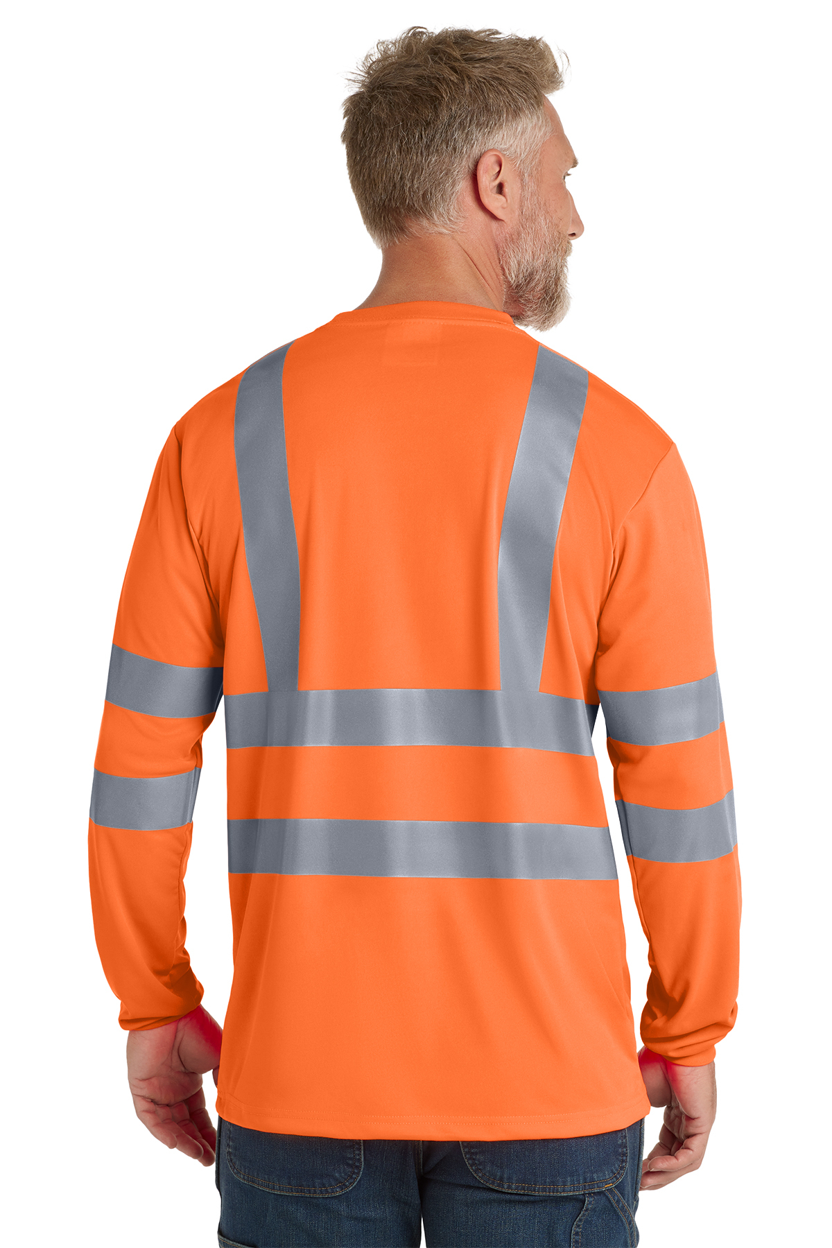CornerStone® ANSI 107 Class 3 Reflective Long Sleeve T-Shirt - Unisex