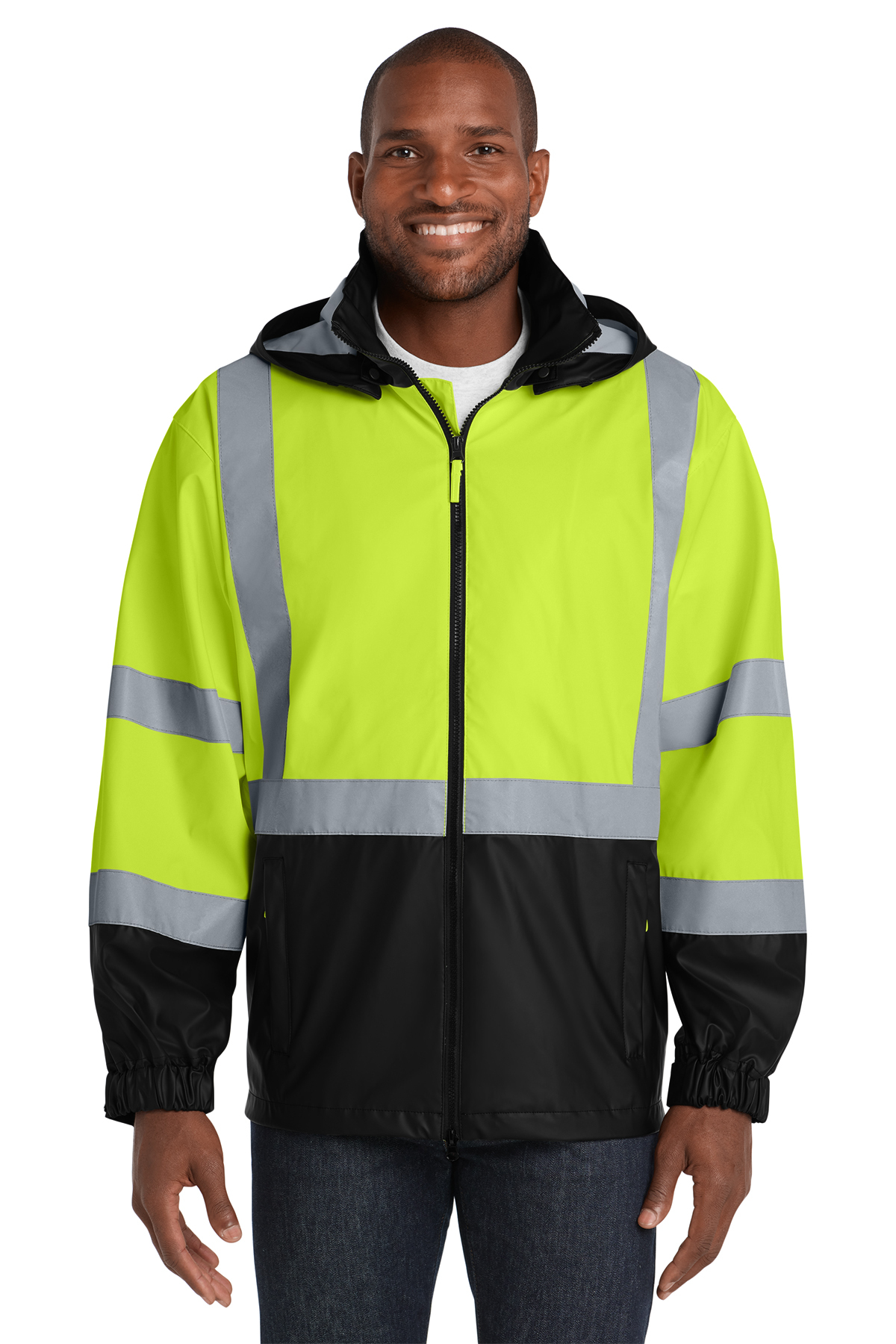 CornerStone® ANSI 107 Class 3 Safety Windbreaker Jacket - Unisex