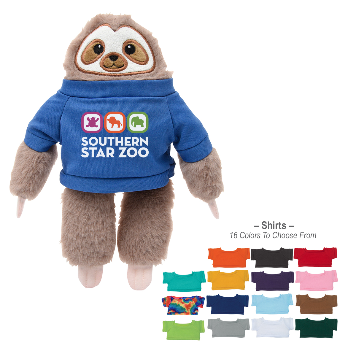 6" Plush Sloth