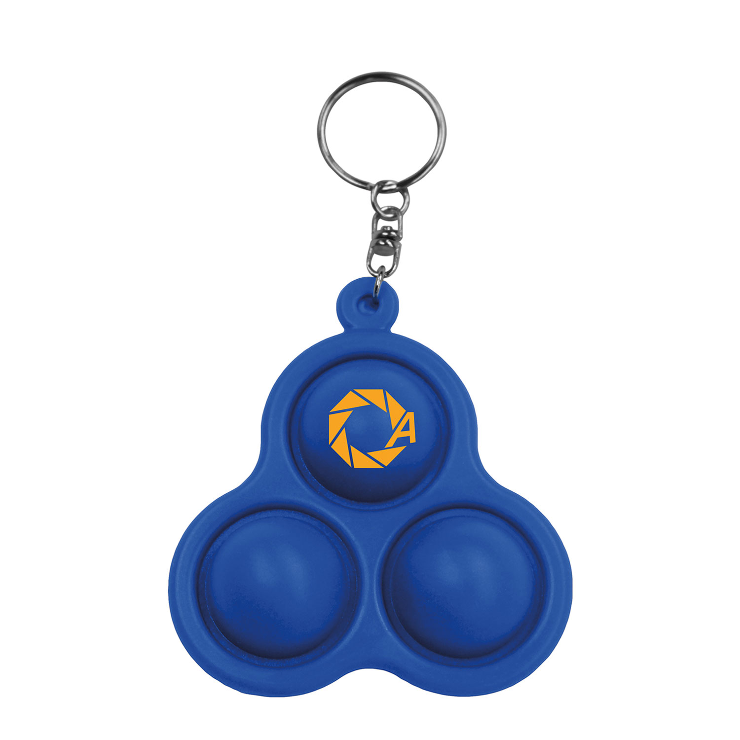 Trio Pop Bubble Fidget Keychain