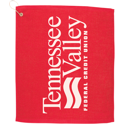 Hemmed Golf Towel with Grommet & Hook