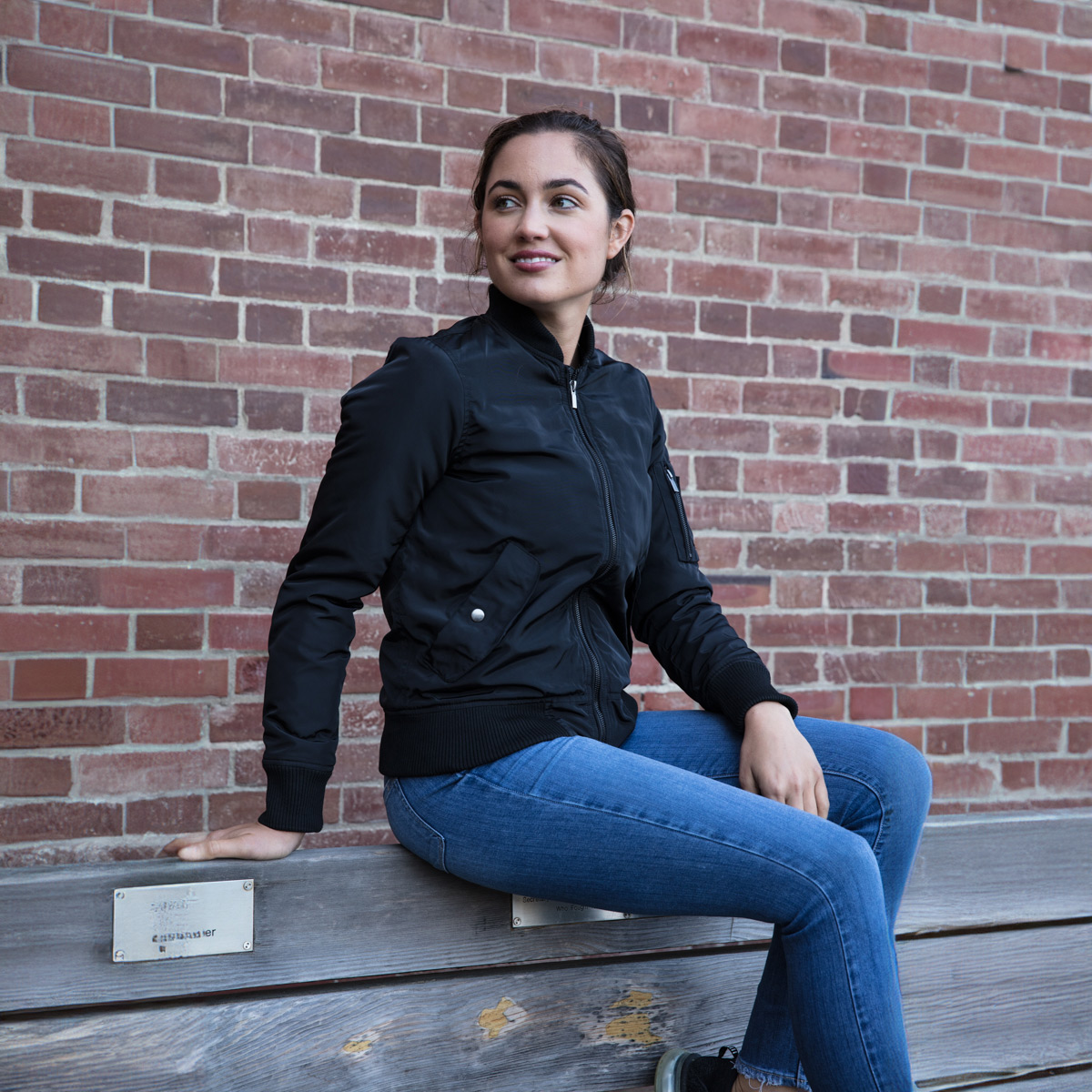 Fossa® Apparel Wingover Bomber Jacket - Women