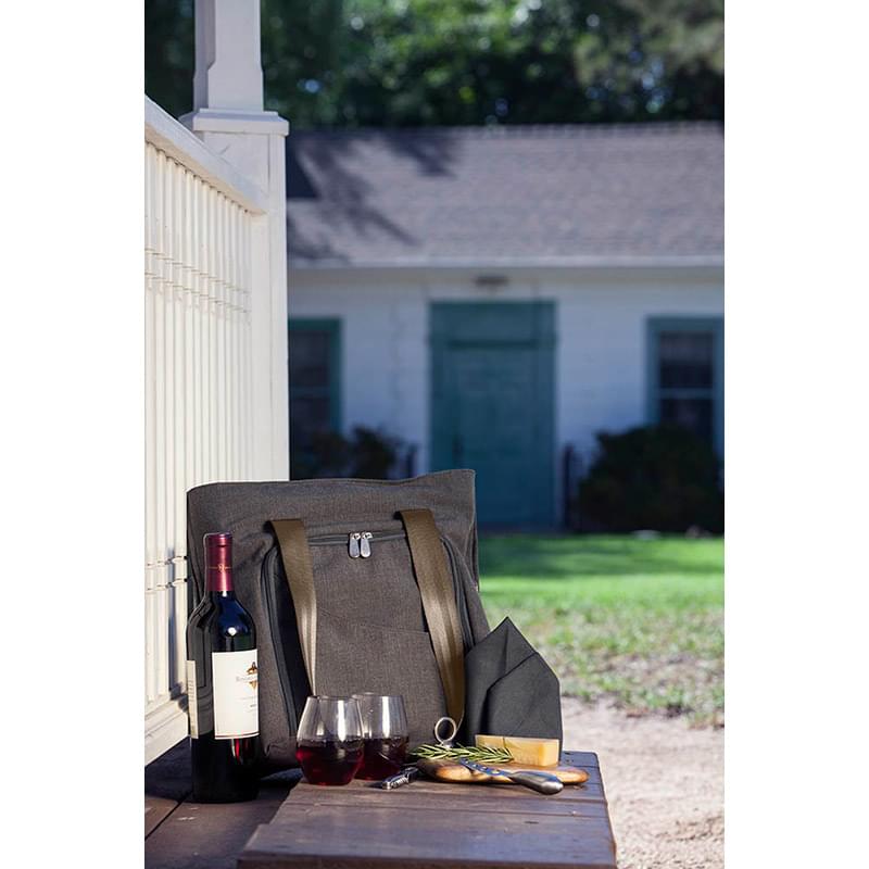 Picnic Time Sonoma Wine and Cheese Tote - Thumbnail 5