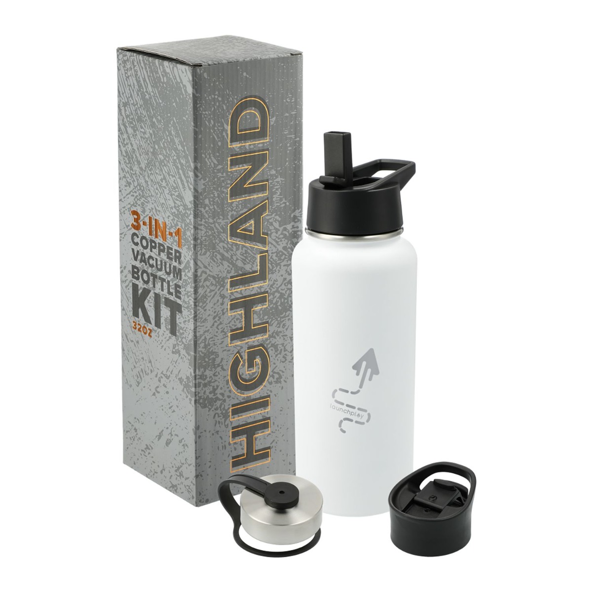 3-in-1 Copper Vacuum Bottle Kit - 32 oz