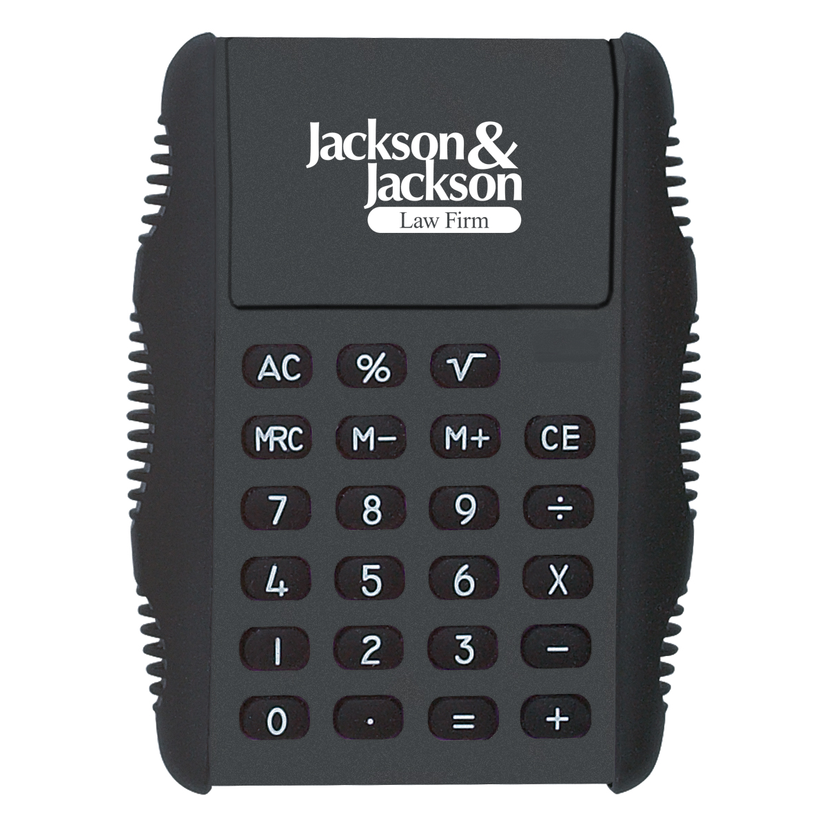 Flip-Top Calculator with Side Grips