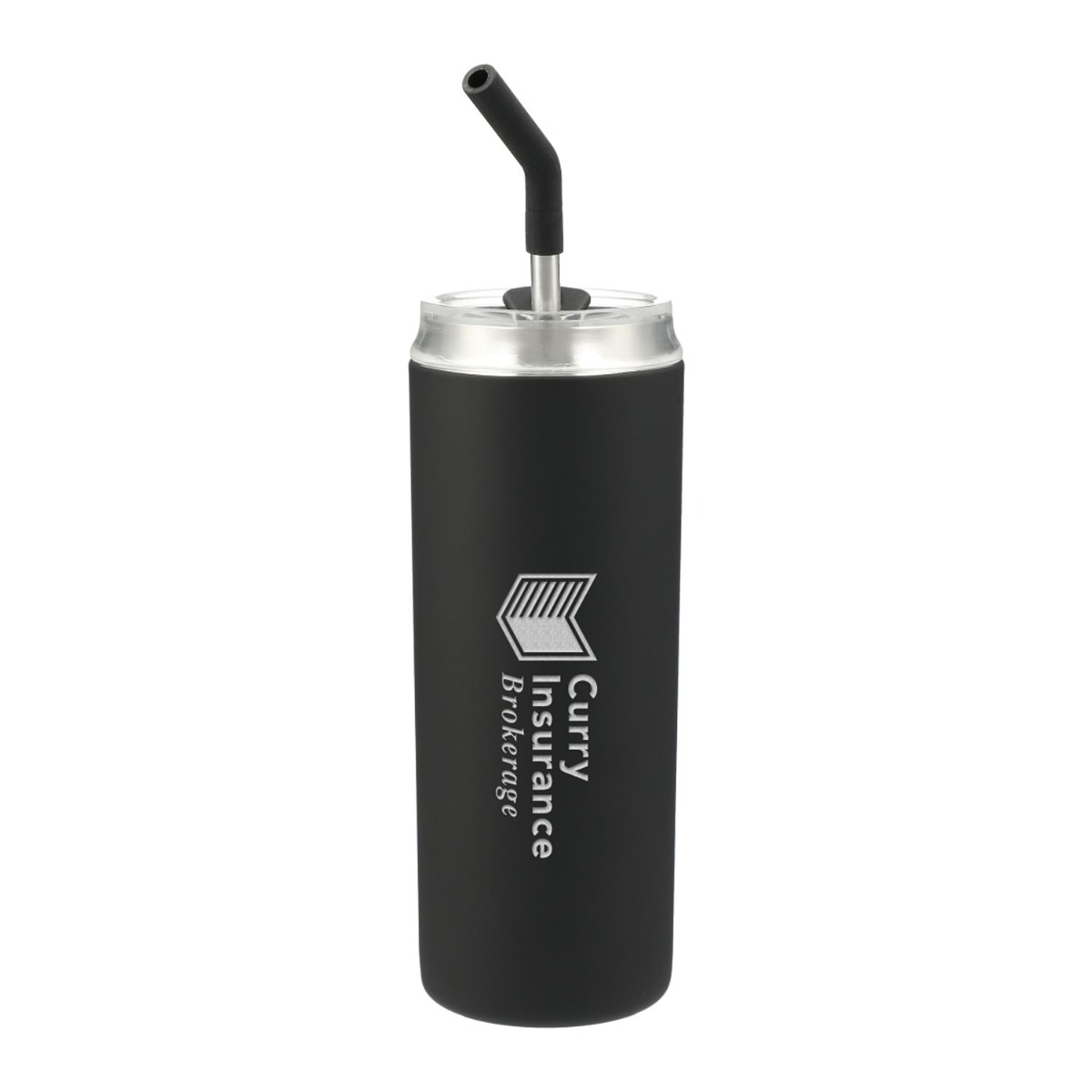 Copper Vacuum Tumbler with Stainless Steel Straw - 20 oz.