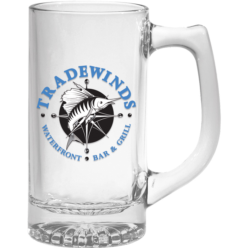 12 oz. Tankard Glass with Starburst Bottom image
