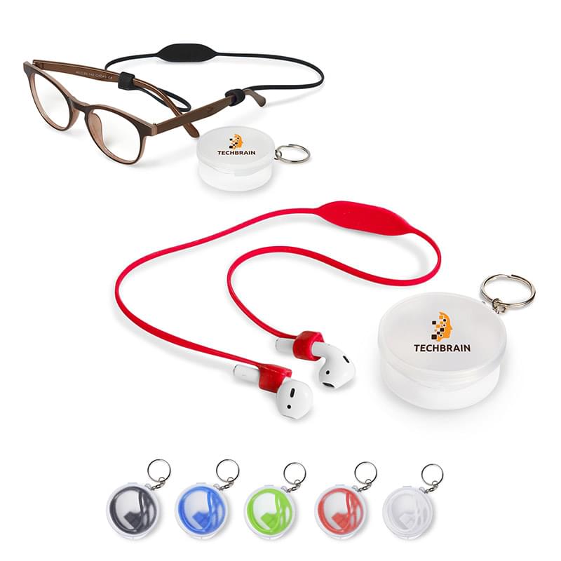 Silicone Magnetic Earbud & Eyewear Leash