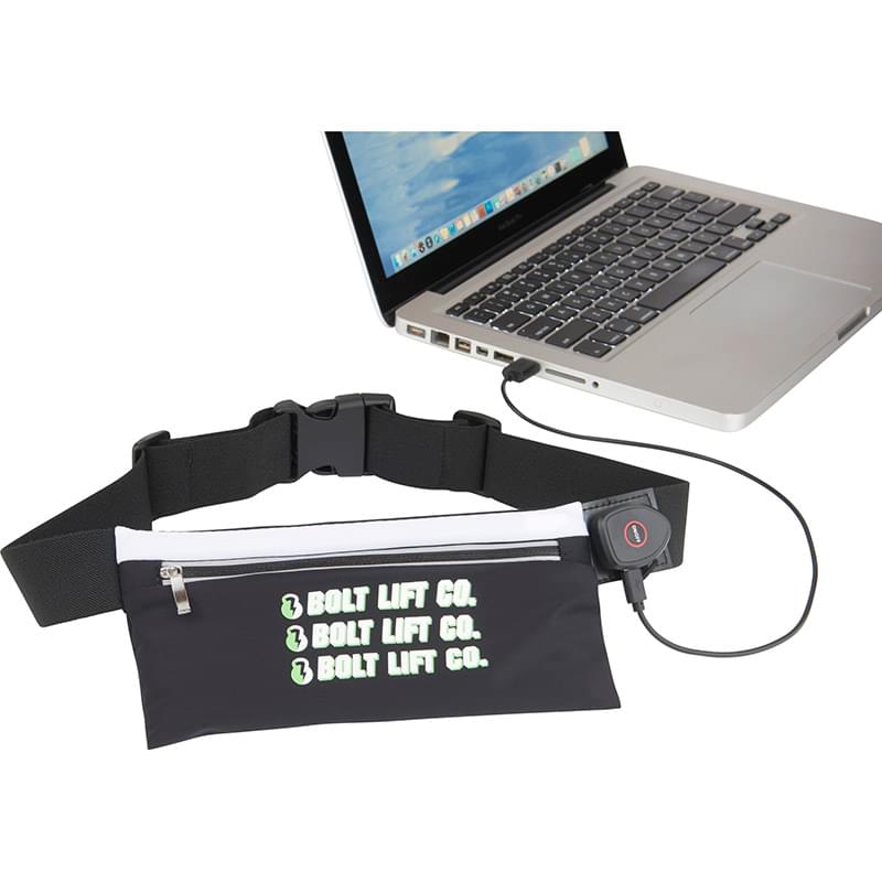 Rechargeable Light-Up Fitness Belt