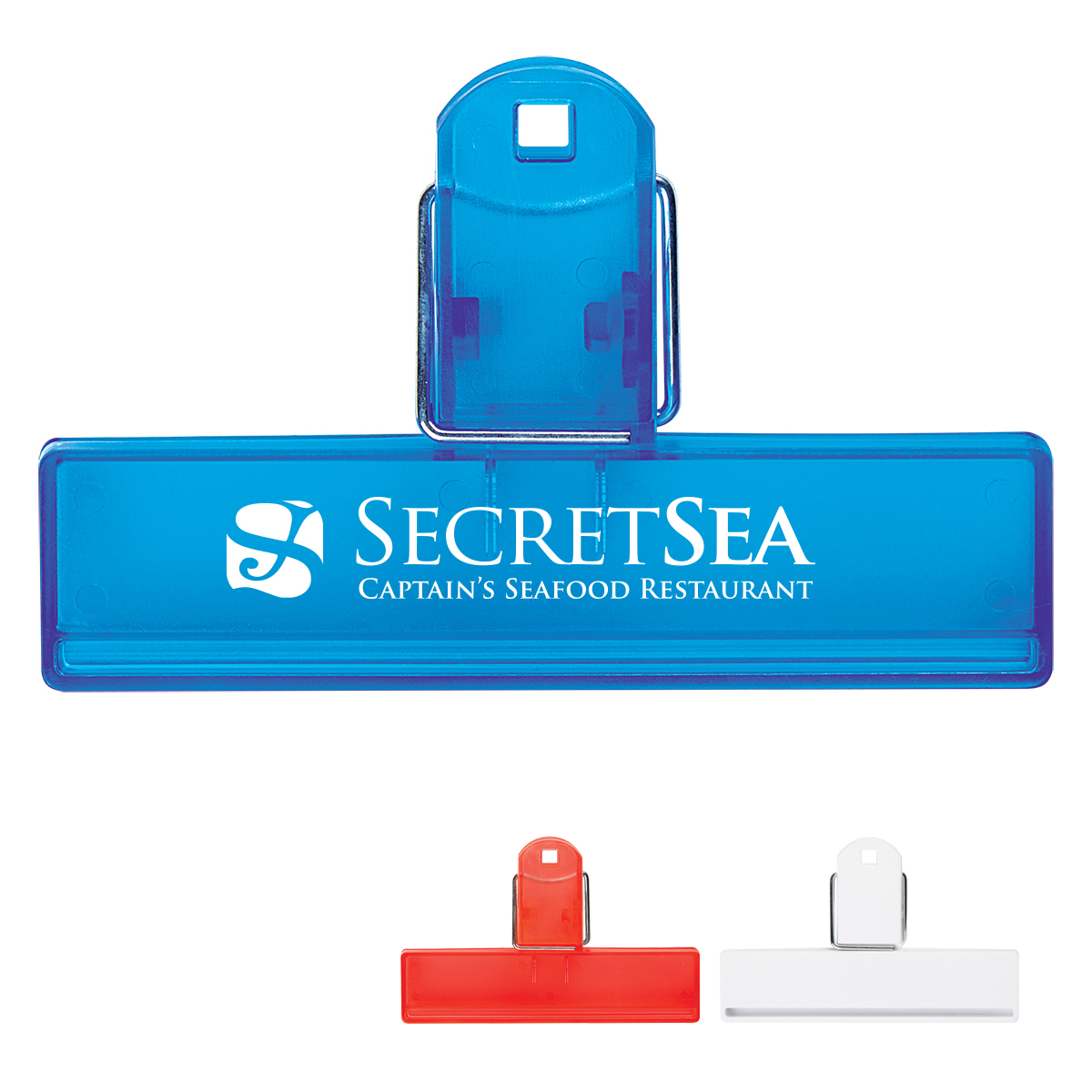 Translucent Plastic 4" Bag Clip