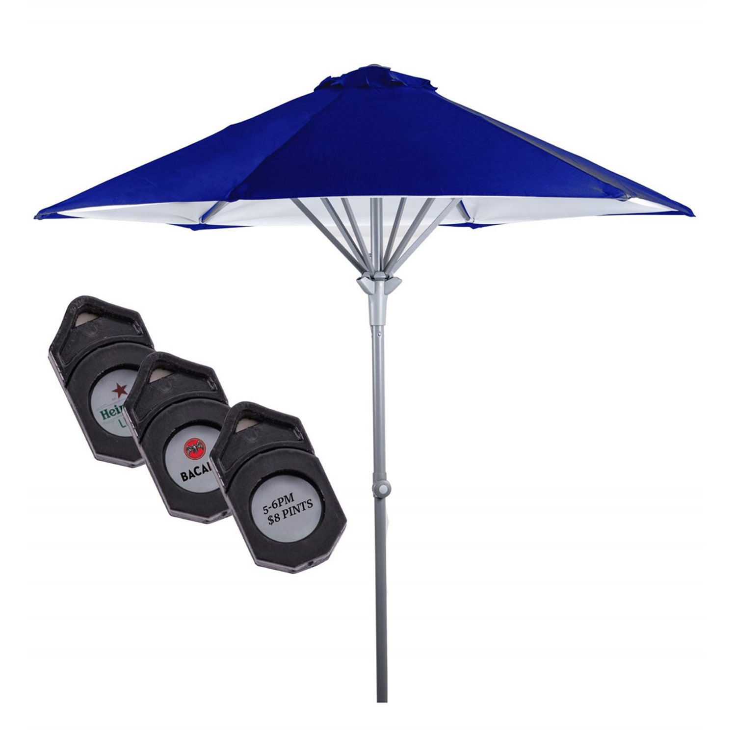 Solar Projection Market Umbrella - 7’ image