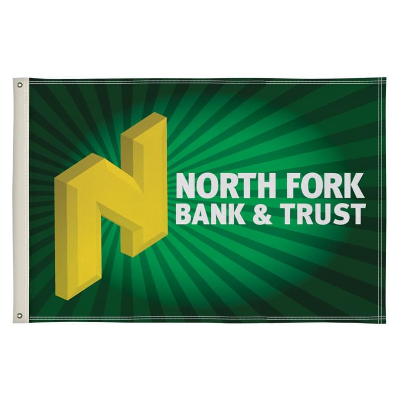 Polyester 1-Sided Flag - 4' x 6'
