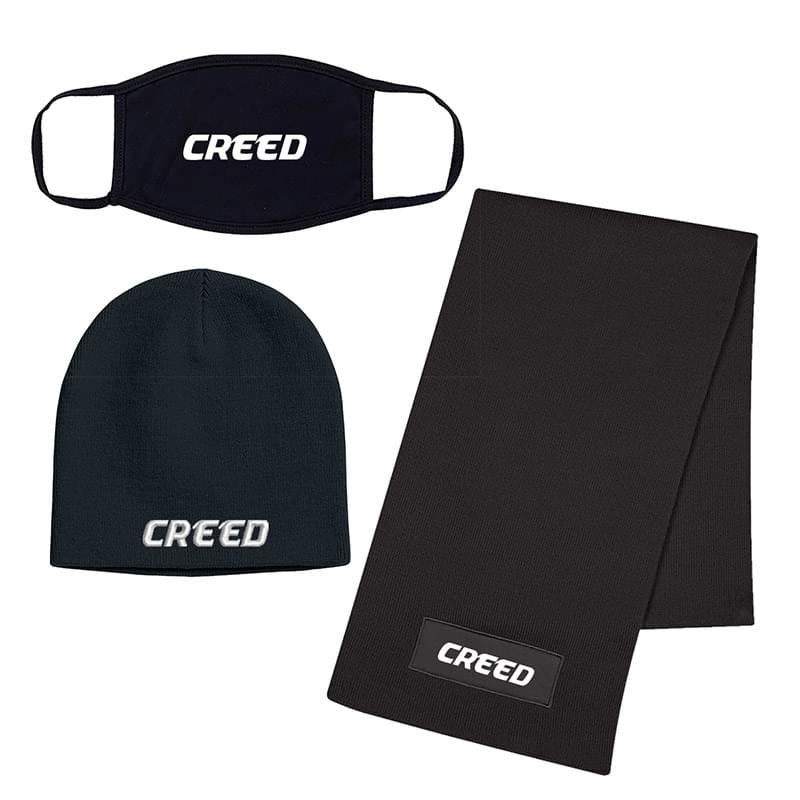 3-Piece Winter Accessories Kit with Reusable Face Mask image