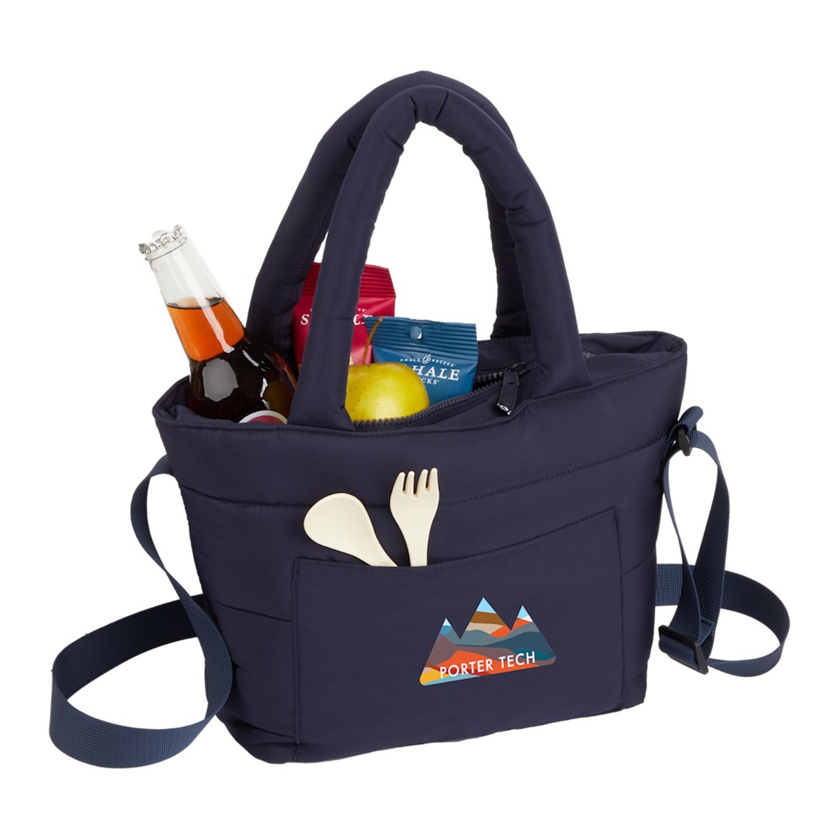 Puffer Recycled Tote Cooler - 12 Can