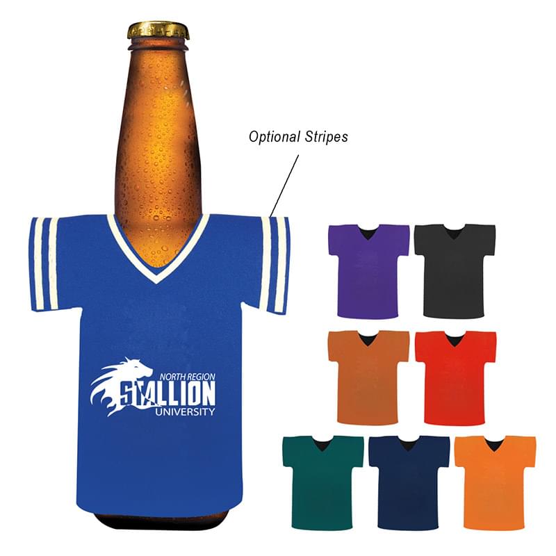 Jersey-Shaped Foam Bottle Sleeve image