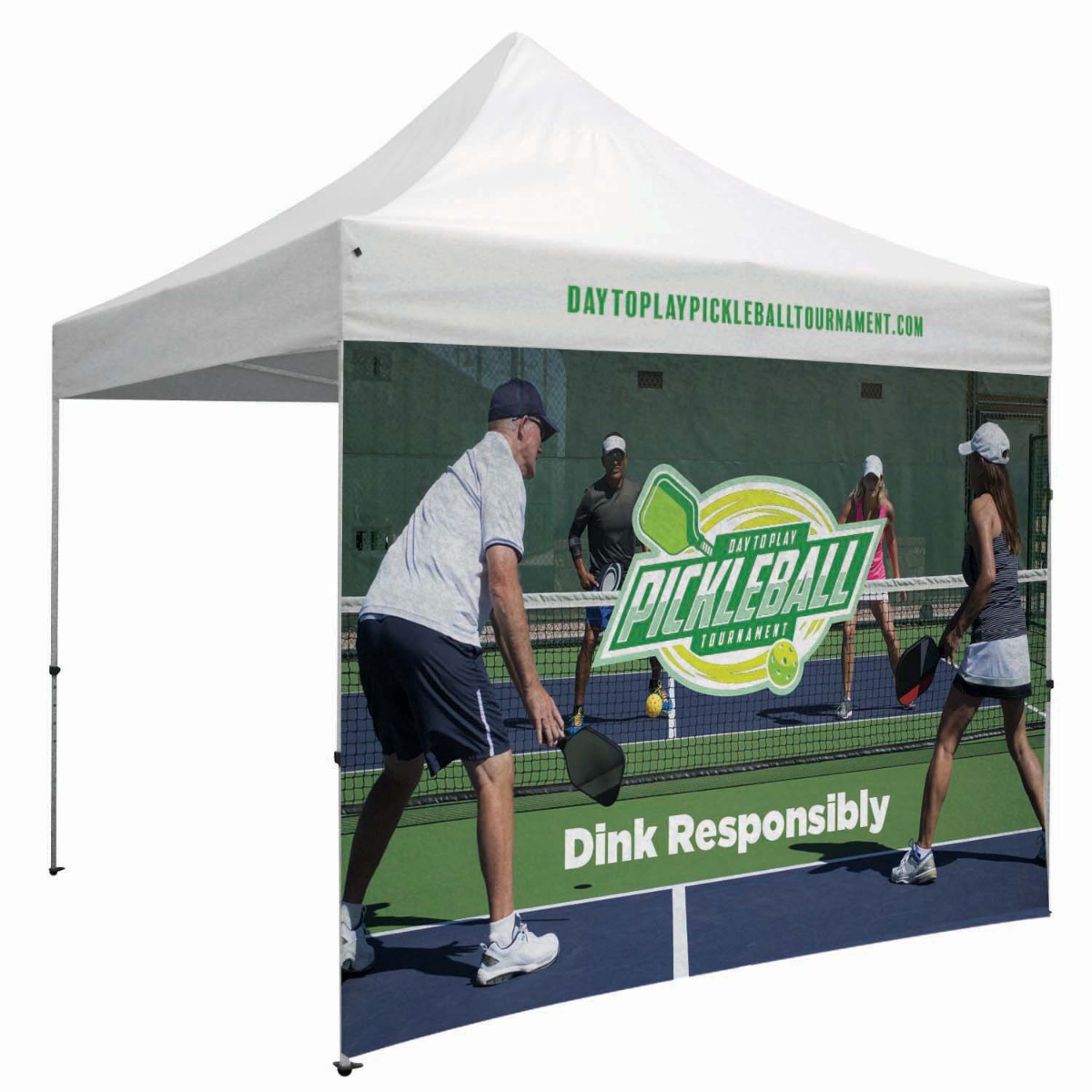 10' Full Color Tent Full Wall Banner - Single Sided