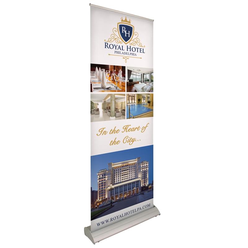 33 1/2" Deluxe Pro Retractor Single-Banner Kit