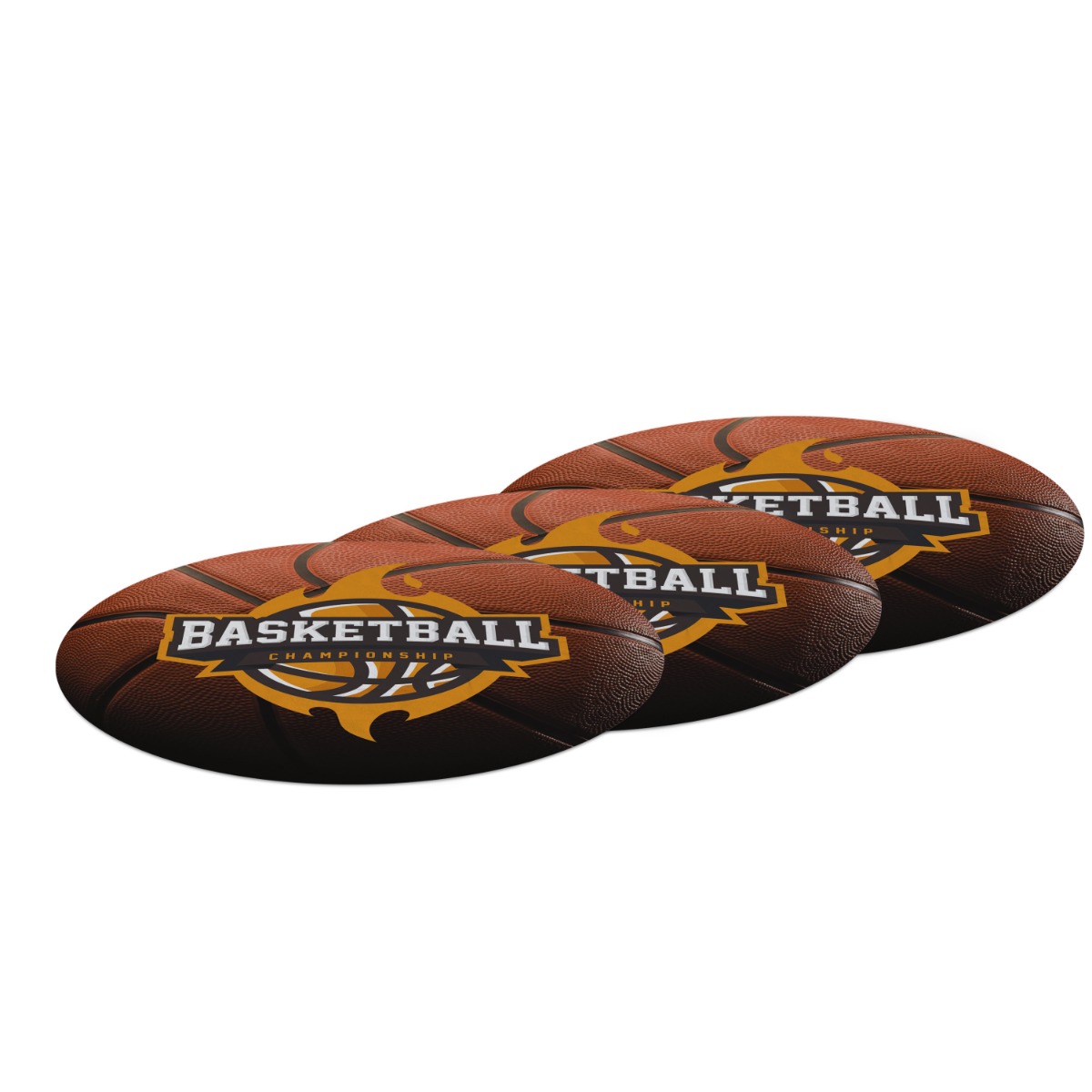 12" Indoor Round Surface Grip Decals - Set of 3