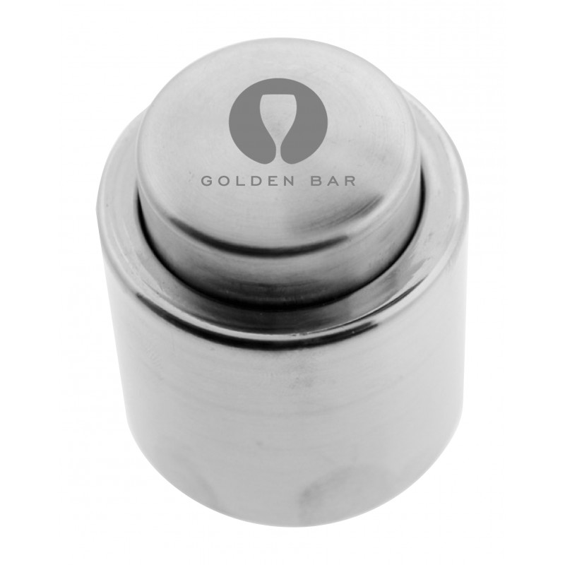 Brushed Stainless Steel Vacuum Wine Bottle Stopper image