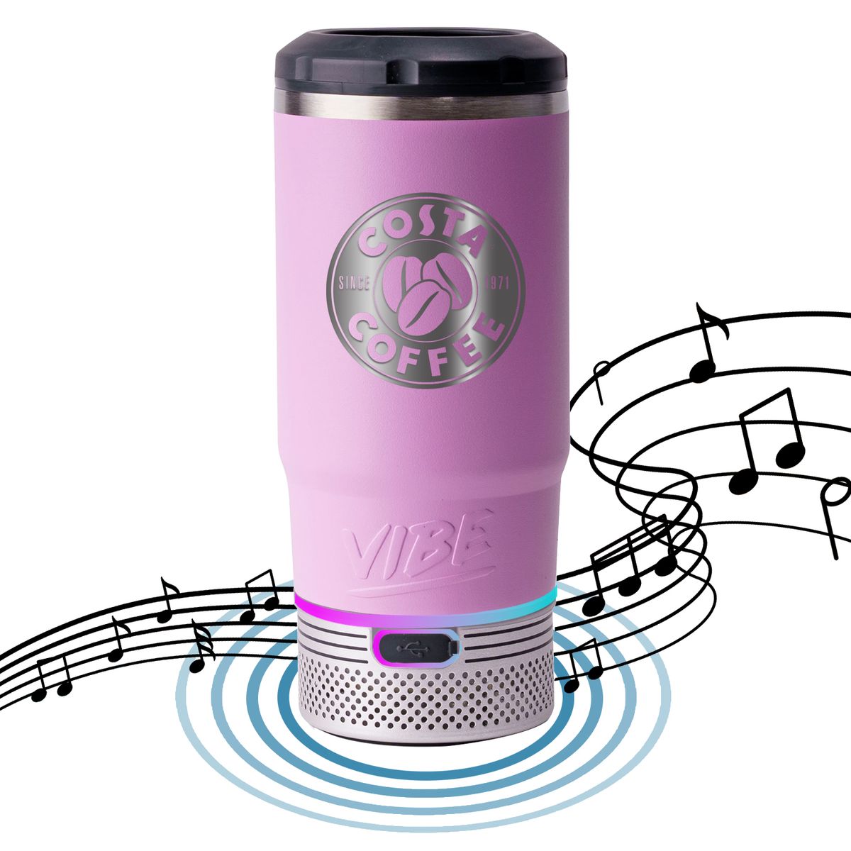 Vibe PRO Speaker Insulated Universal Can Cooler - 12 oz.