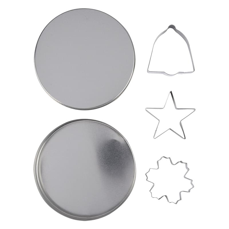 Cookie Cutter Set in Round Tin