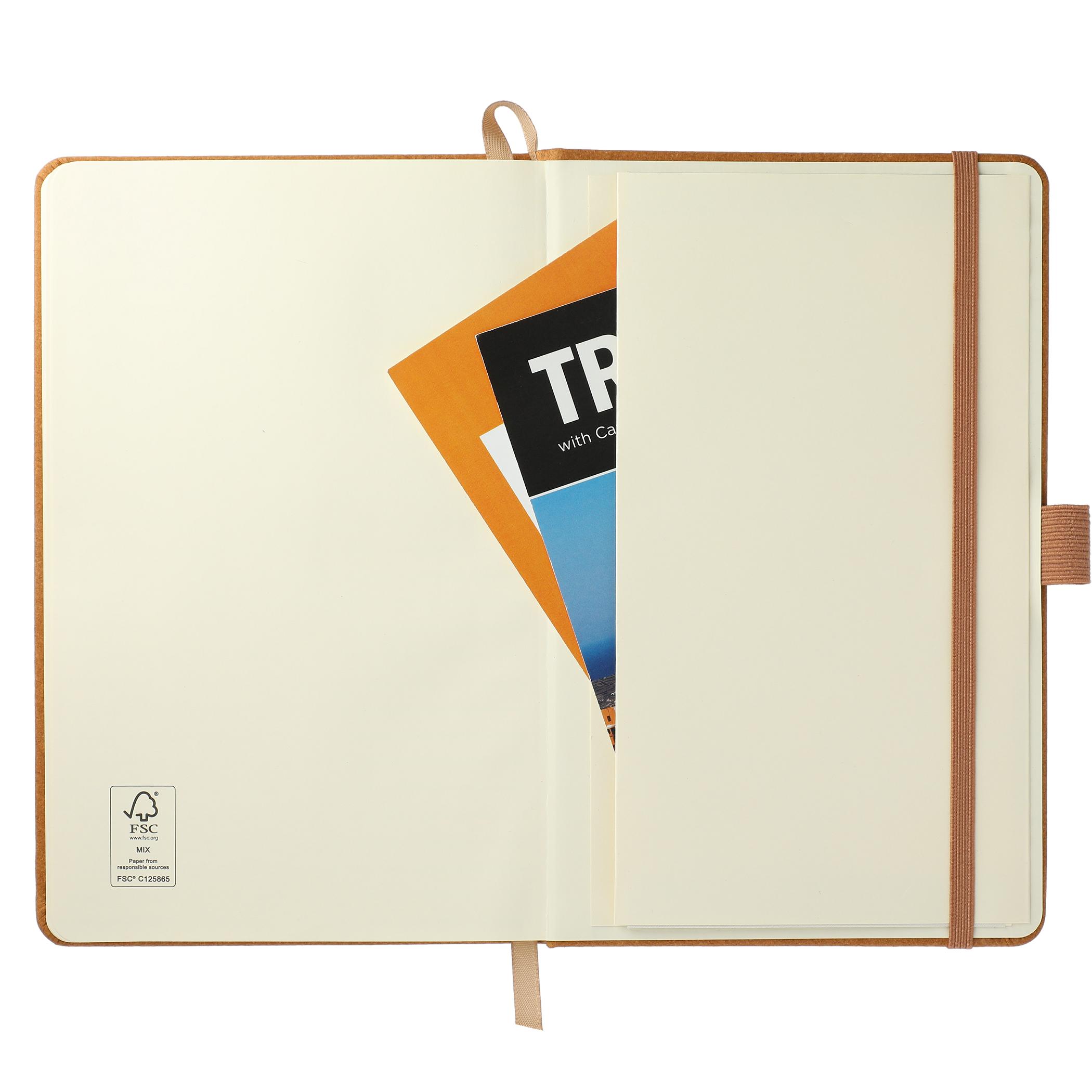 Recycled Leather Bound JournalBook® - 5 ½” x 8 ½”