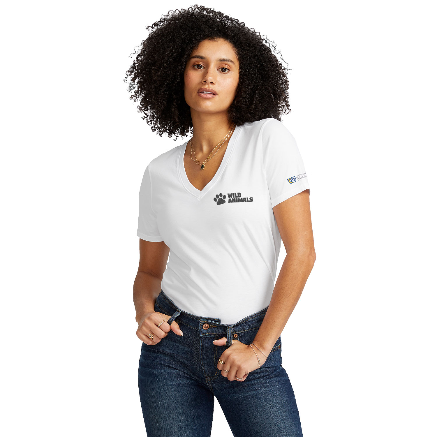 American Giant® Classic Cotton V-Neck T-Shirt - Women