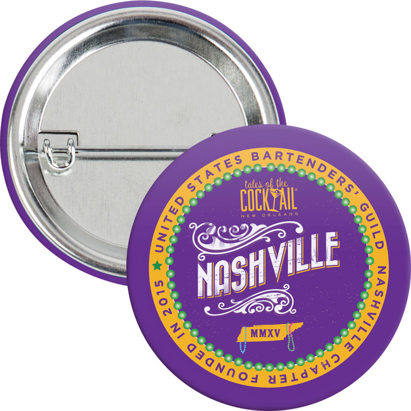 1 1/2" Round Button with Safety Pin Back image