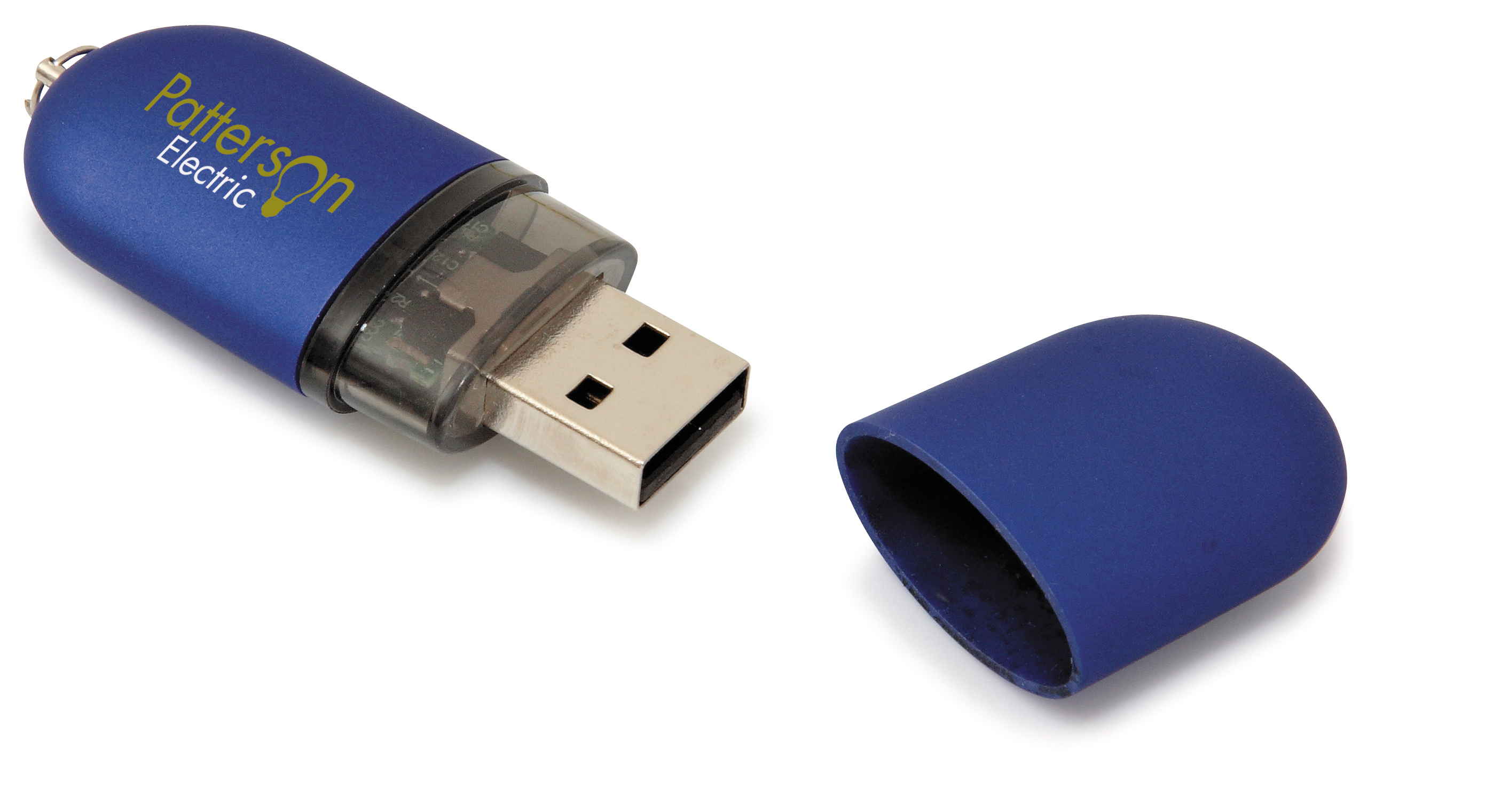 8GB Oval 2.0 USB Flash Drive image
