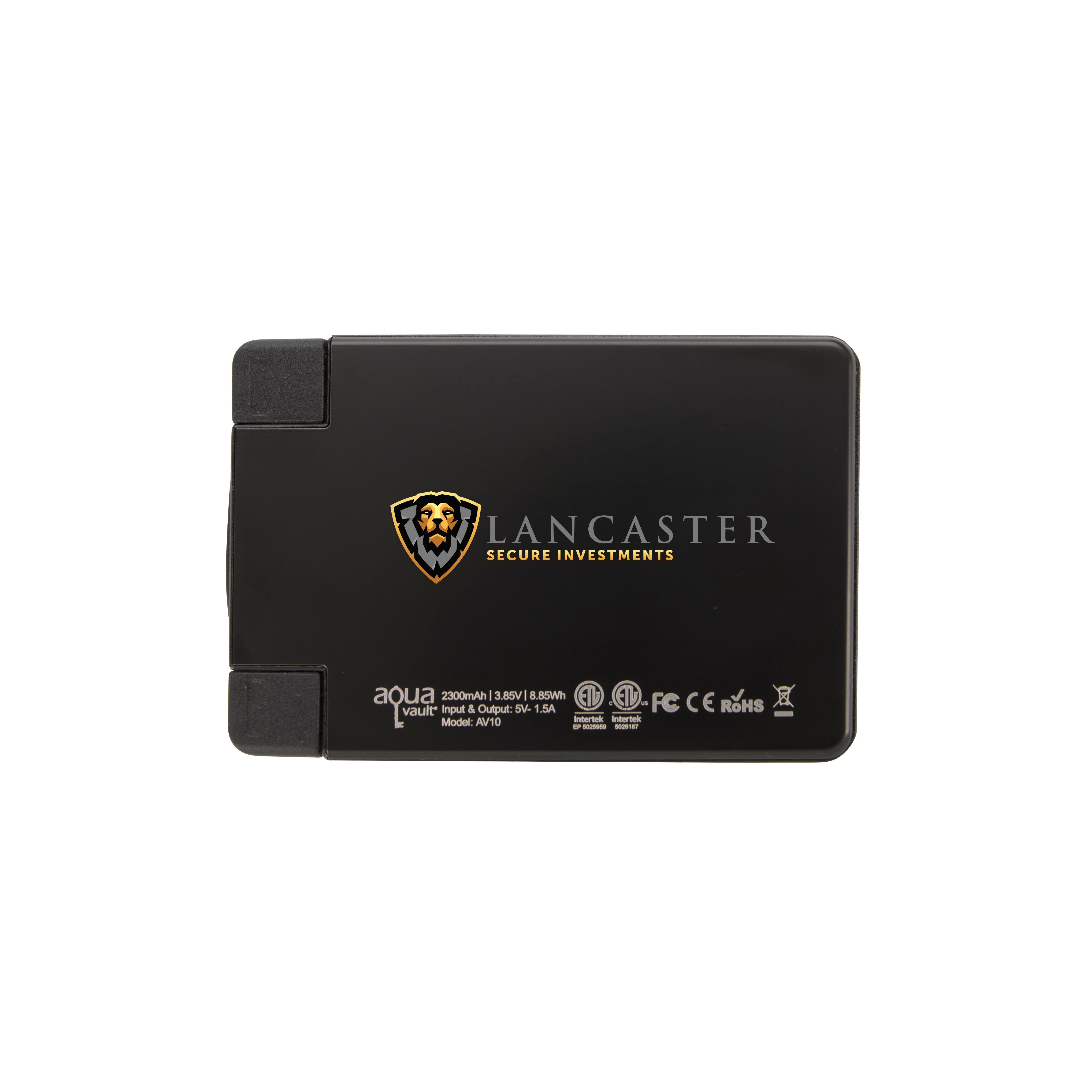 AquaVault® ChargeCard Power Bank - 2,300 mAh