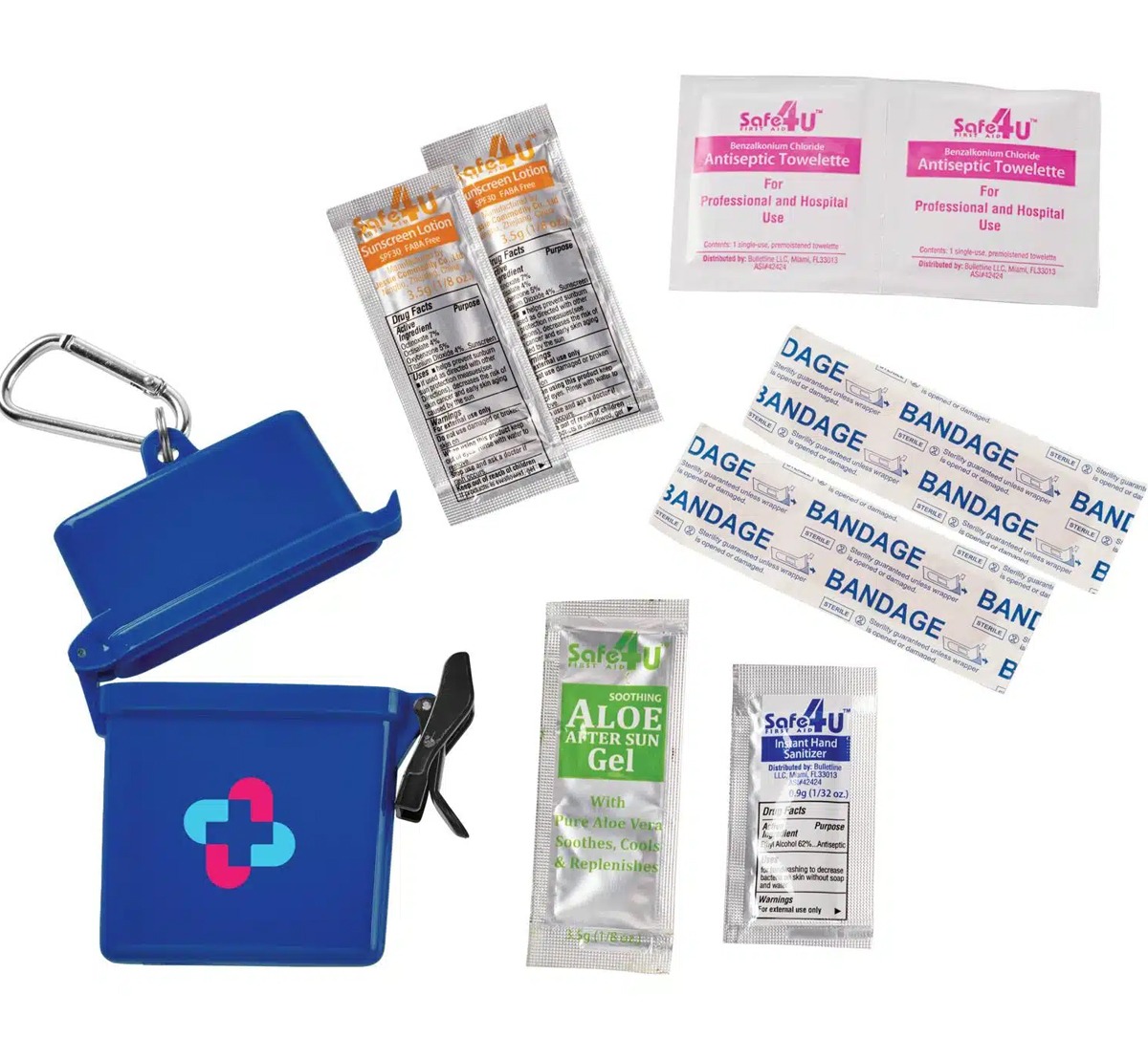 8-Piece Mini Waterproof First Aid Kit