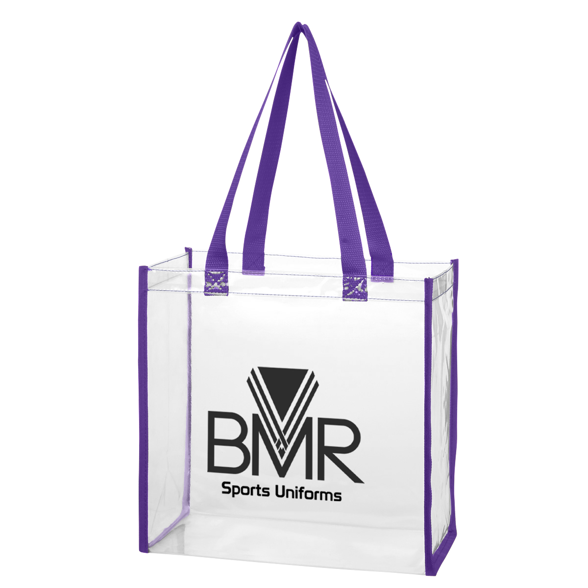 Clear Stadium Tote - 12" x 12" x 6" image