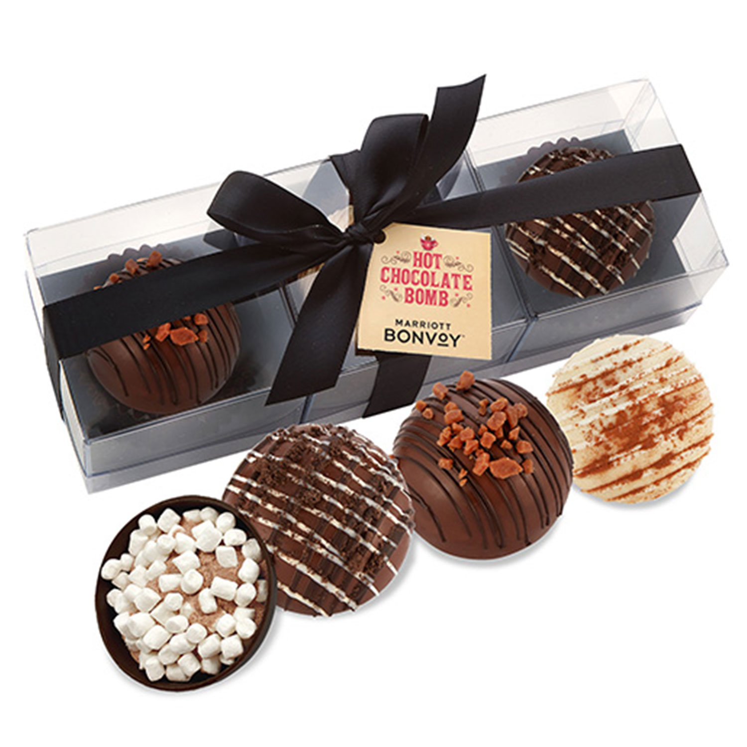 Hot Chocolate Bombs in Box with Tag - 3 Pack image