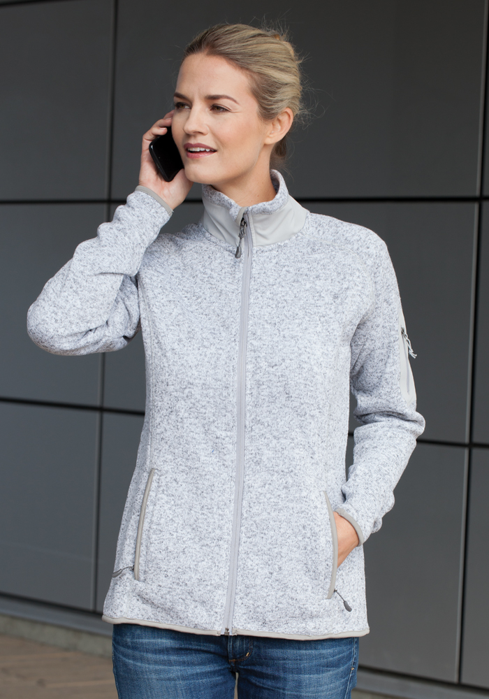 Fossa® Apparel Villa Sweater Fleece Jacket - Women