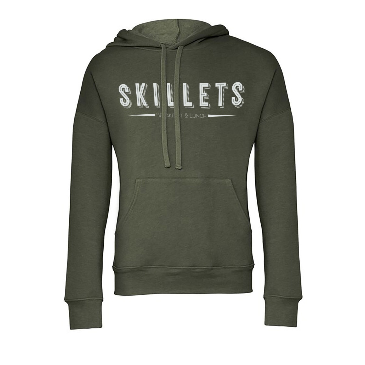 BELLA+CANVAS® Fleece Pullover DTM Hooded Sweatshirt image