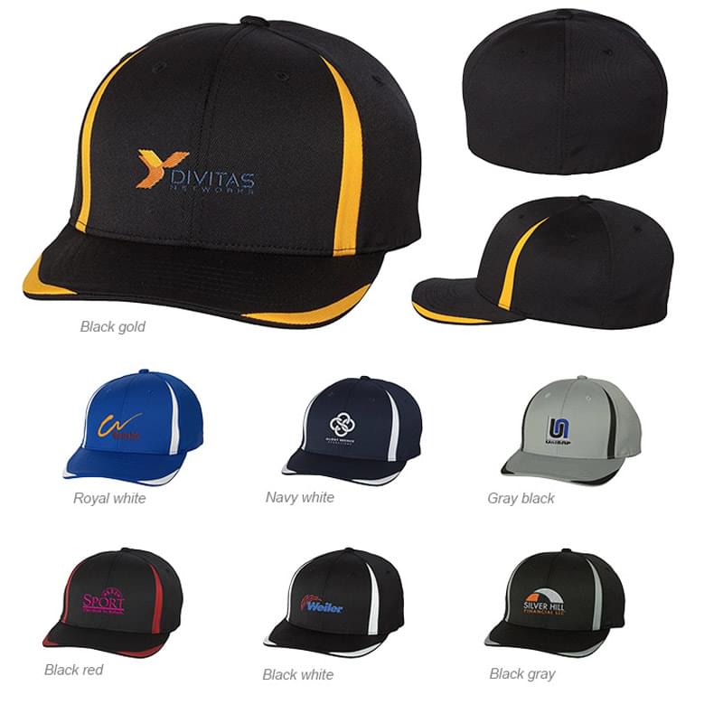 Flexfit&reg; Cool & Dry Two-Tone Sport Twill Baseball Cap image