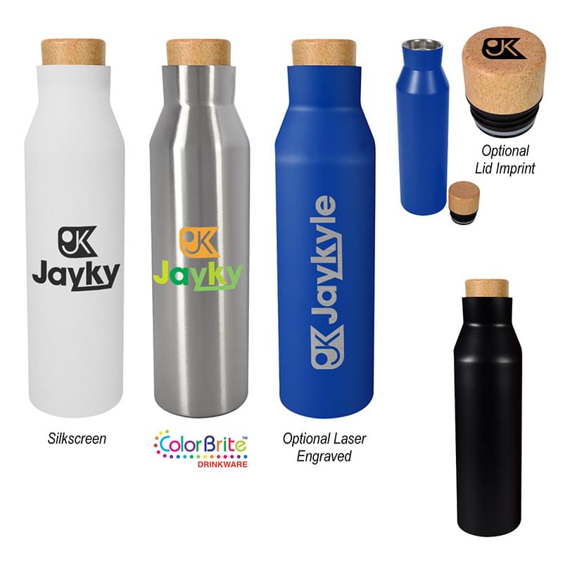 21 oz. Stainless Steel Bottle with Non-Slip Bottom