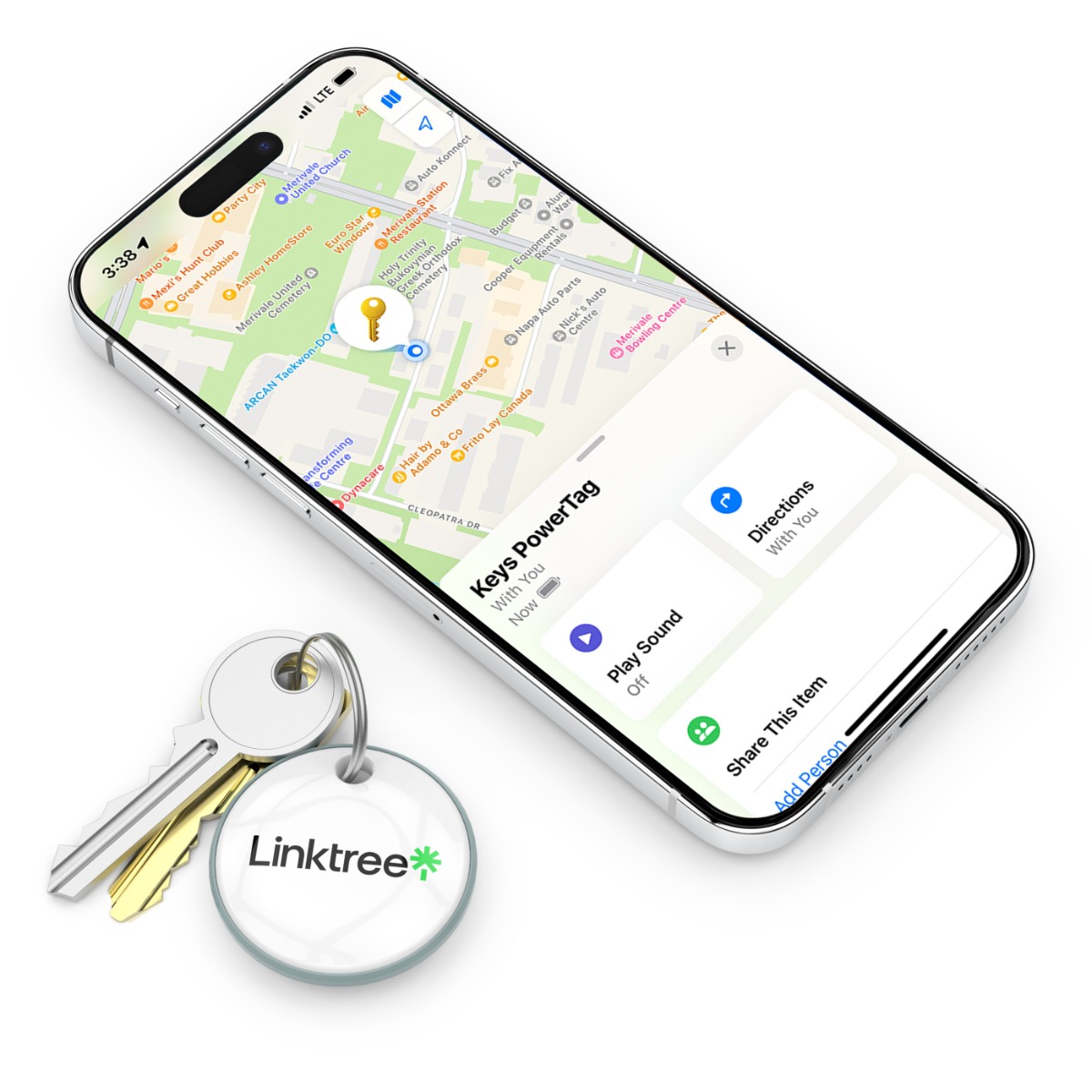 Powerstick® PowerTag Bluetooth Finder with Apple Find My image
