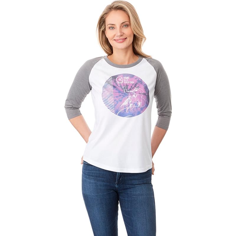 Elevate Three Quarter Raglan Tee - Women