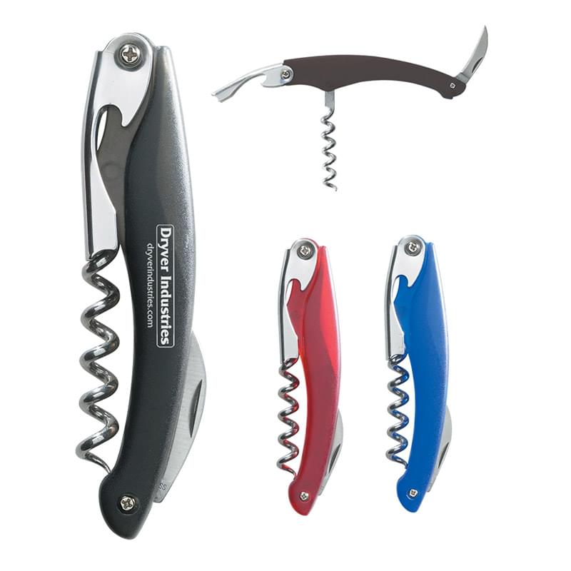 Plastic and Stainless Waiter's Corkscrew image
