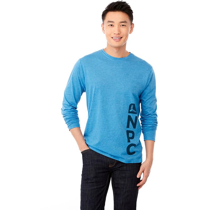 Men's Poly/Cotton Long Sleeve T-Shirt