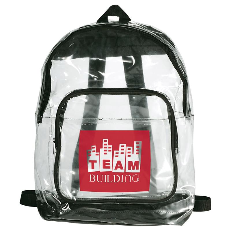 Clear Event Budget Backpack - 16 1/4" x 12" image