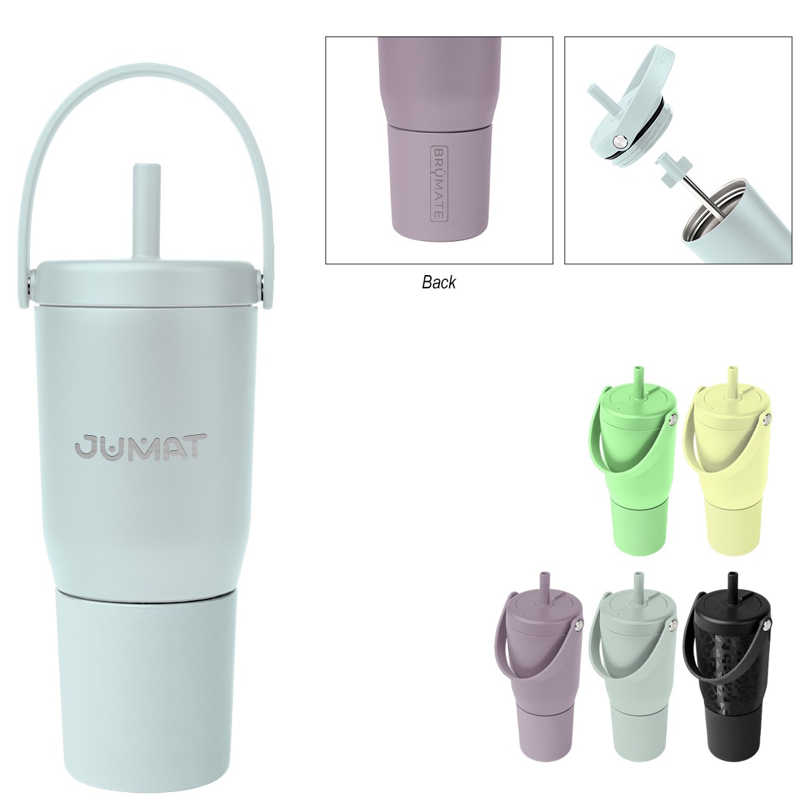 BrüMate Resa Fashion Colors 35 oz. Tumbler with Straw